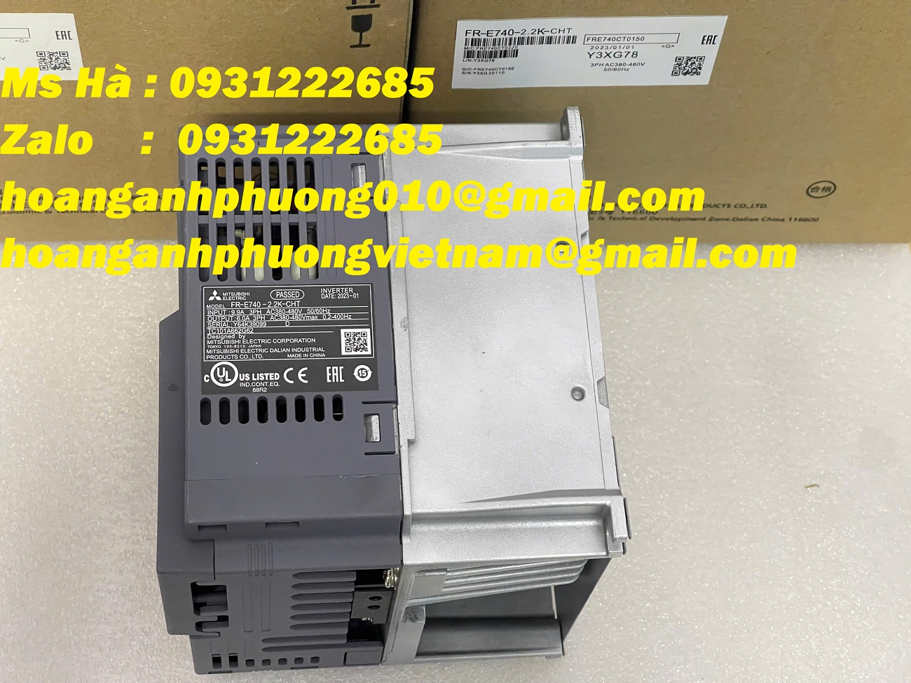 Biến tần điều khiển FR-E740-2.2K-CHT mitsubishi - giao nhanh